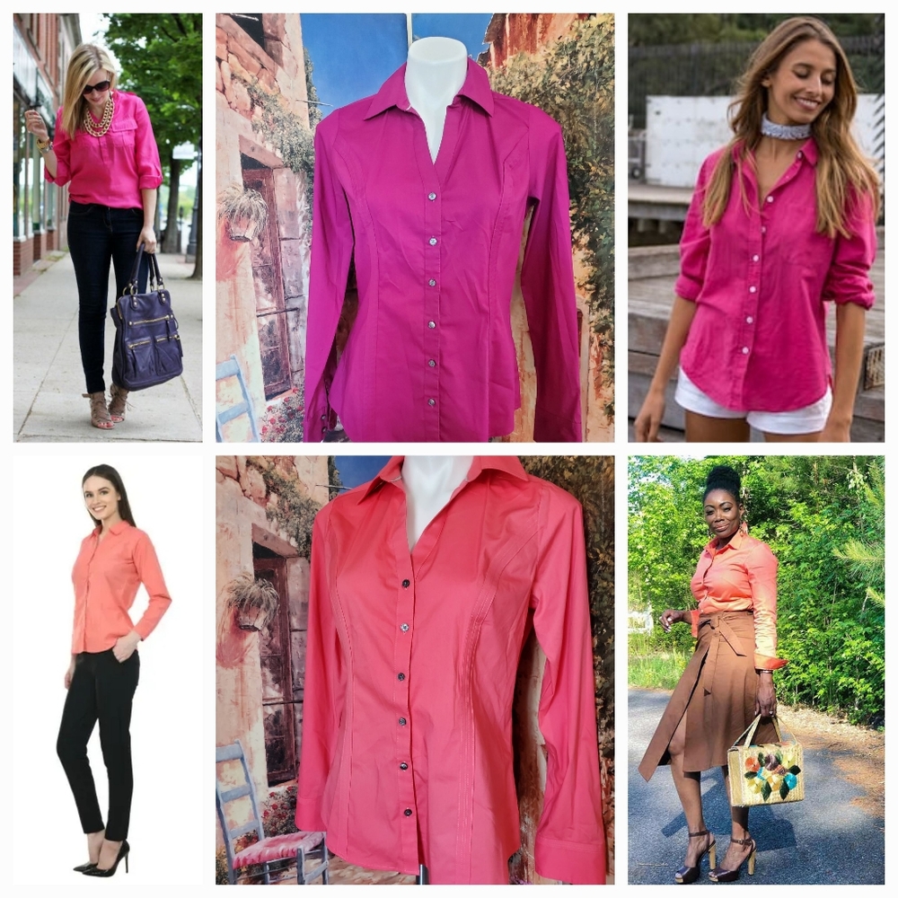 Set of The essential shirt from express